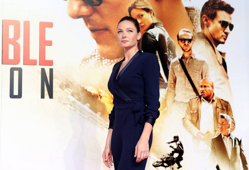 LONDON, ENGLAND - JULY 25:  Rebecca Ferguson attends the UK Fan Screening of 'Mission: Impossible - Rogue Nation' at the IMAX Waterloo on July 25, 2015 in London, United Kingdom.  (Photo by Mike Marsland/Getty Images for Paramount Pictures) *** Local Caption *** Rebecca Ferguson