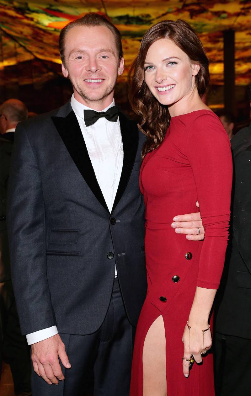 VIENNA, AUSTRIA - JULY 23: (EDITORS NOTE: This image has been digitally manipulated) Simon Pegg and Rebecca Ferguson attend the afterparty for the world premiere of 'Mission: Impossible - Rogue Nation' at Sofitel Hotel Vienna on July 23, 2015 in Vienna, Austria.  (Photo by Gisela Schober/Getty Images for Paramount Pictures International) *** Local Caption *** Simon Pegg;Rebecca Ferguson