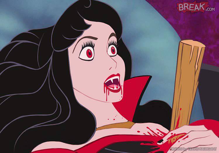 Principesse-Disney-in-versione-horror-per-Halloween-la-Bella-Addormentata-come-Dracula
