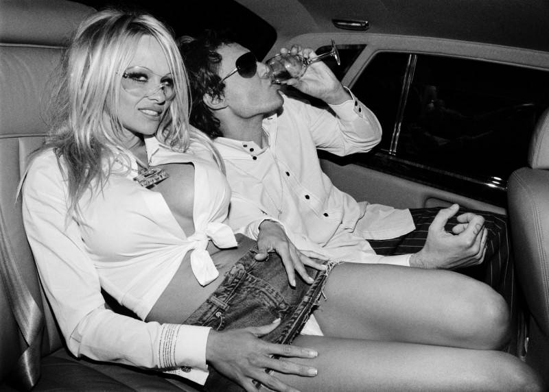 Pamela Anderson e David LaChapelle copyright Roxanne Lowit