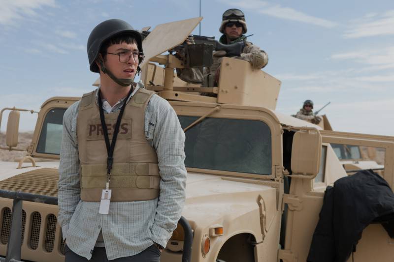 Nicholas Braun plays Tall Brian in Whiskey Tango Foxtrot from Paramount Pictures and Broadway Video/Little Stranger Productions in theatres March 4, 2016.