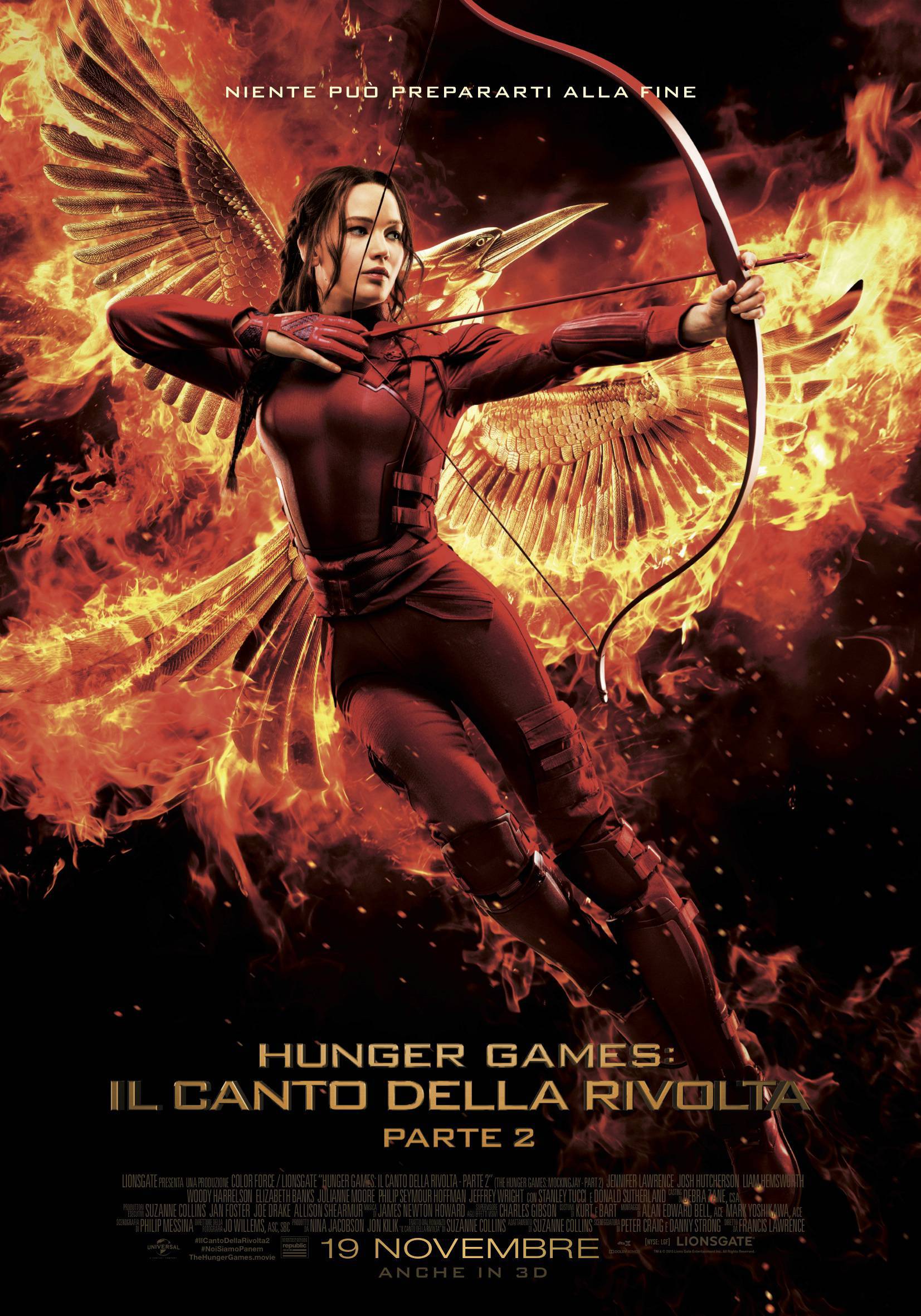 Hunger Games Il canto della rivolta Parte 2 manifesto e concorso