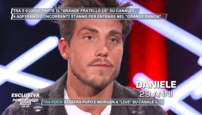 Daniele Dal Moro sorpresa al Gf 16: le lacrime del ragazzo