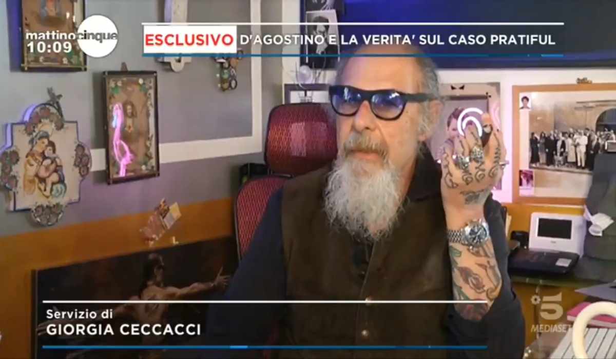 Roberto D'Agostino esclusiva a Mattino 5