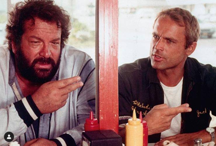 terence hill omaggia bud spencer