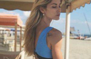 Elena Santarelli figlio