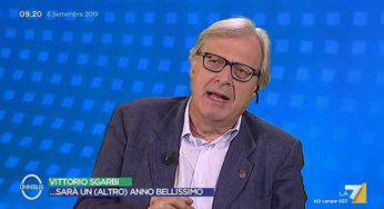 Vittorio Sgarbi su Aldo Busi: “Non so chi sia”