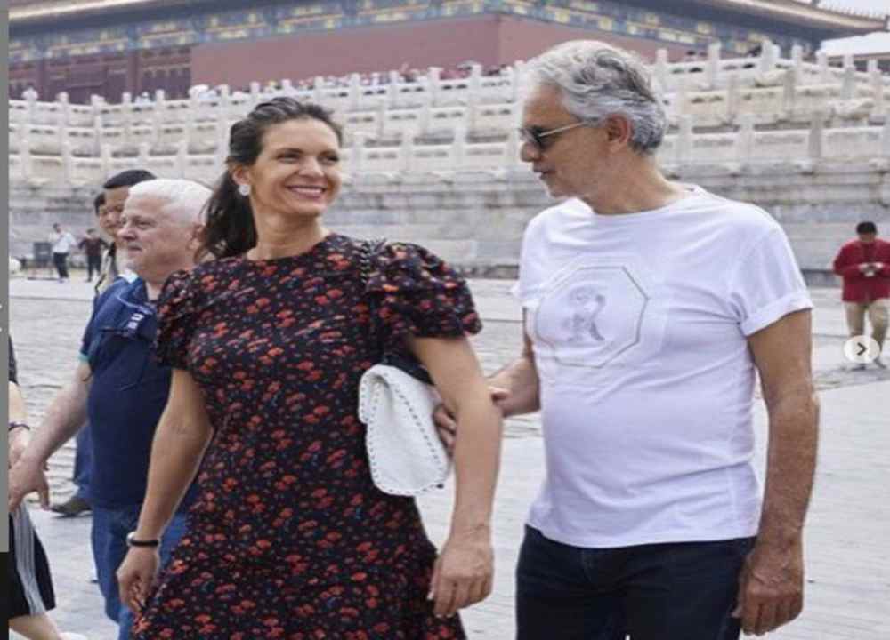 Andrea Bocelli, dedica d'amore per la moglie Veronica Berti