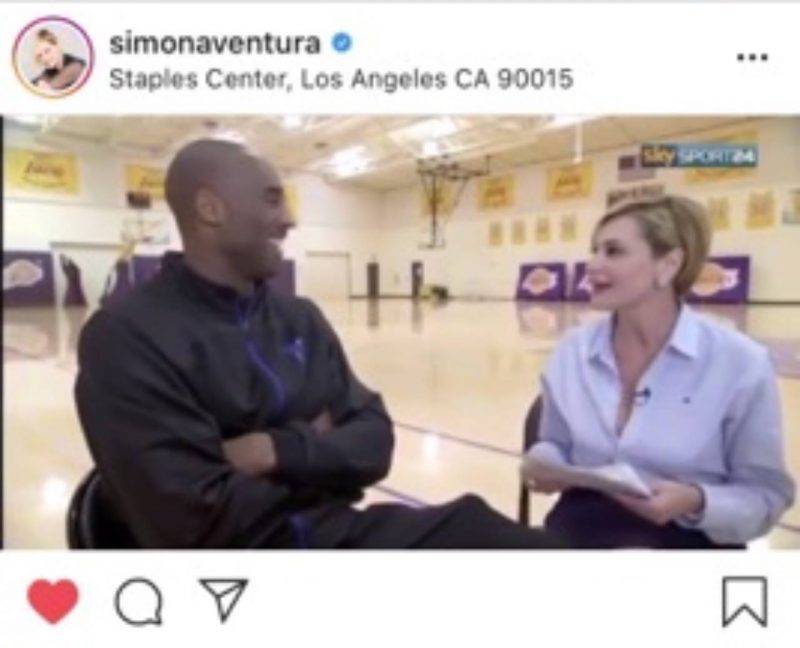 Kobe Bryant e Simona Ventura