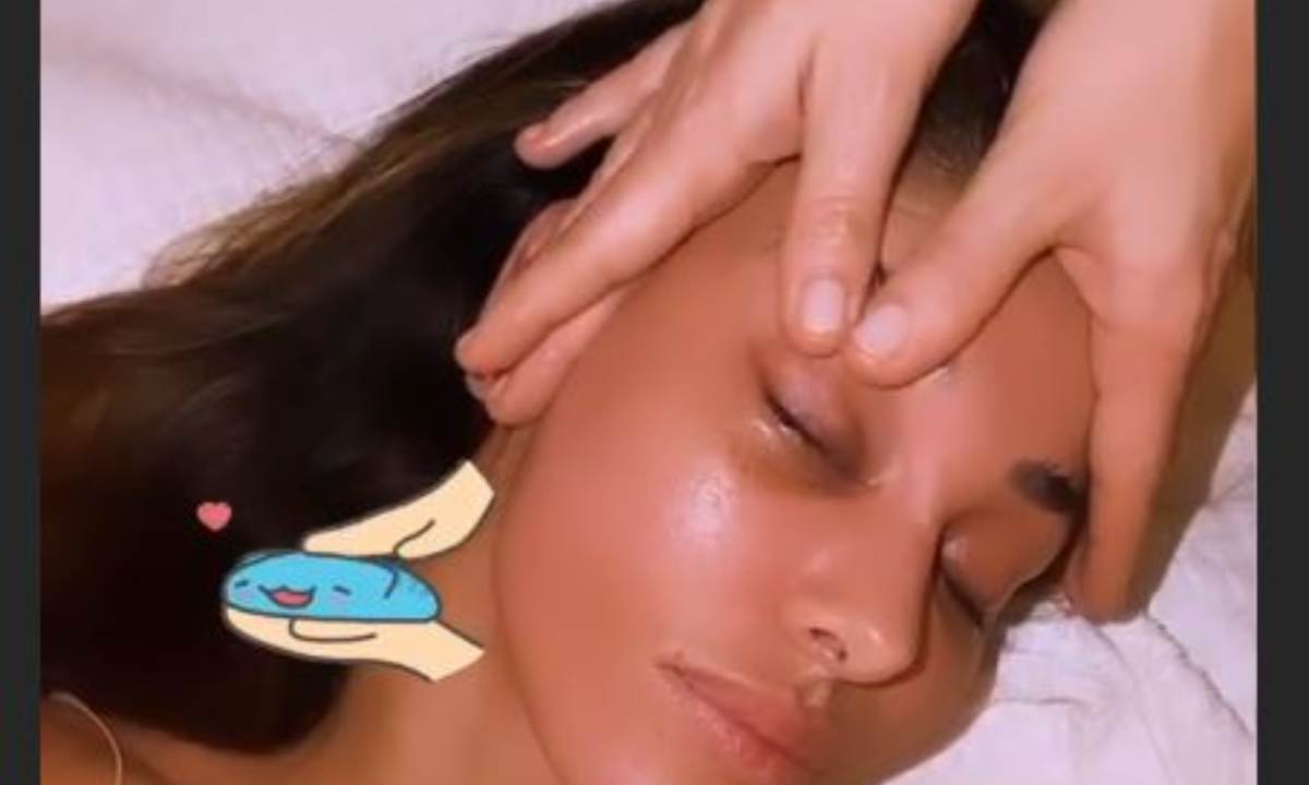 belen rodriguez video massaggio instagram