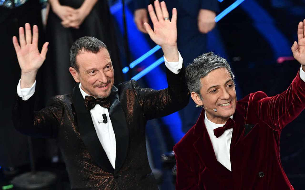 sanremo 2021 amadeus fiorello conduttori