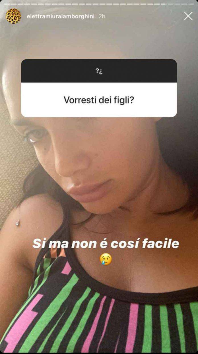 elettra lamborghini storia instagram