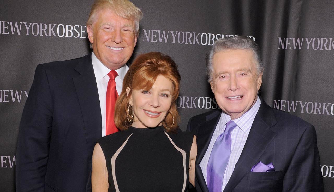 Regis Philbin e Donald Trump