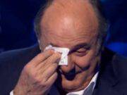 gerry scotti piange