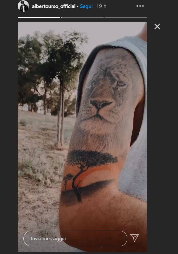 alberto urso tatuaggio