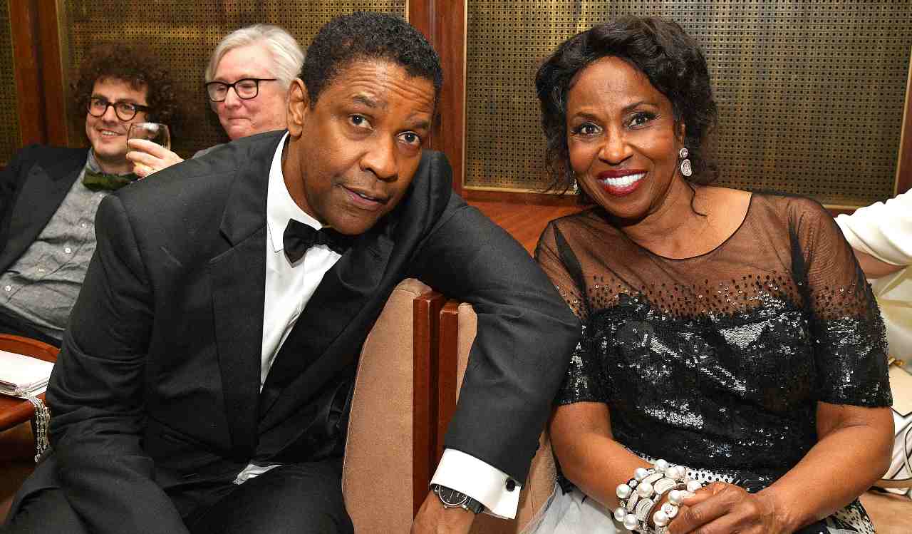 Denzel Washington e sua moglie Paulette (GettyImages)