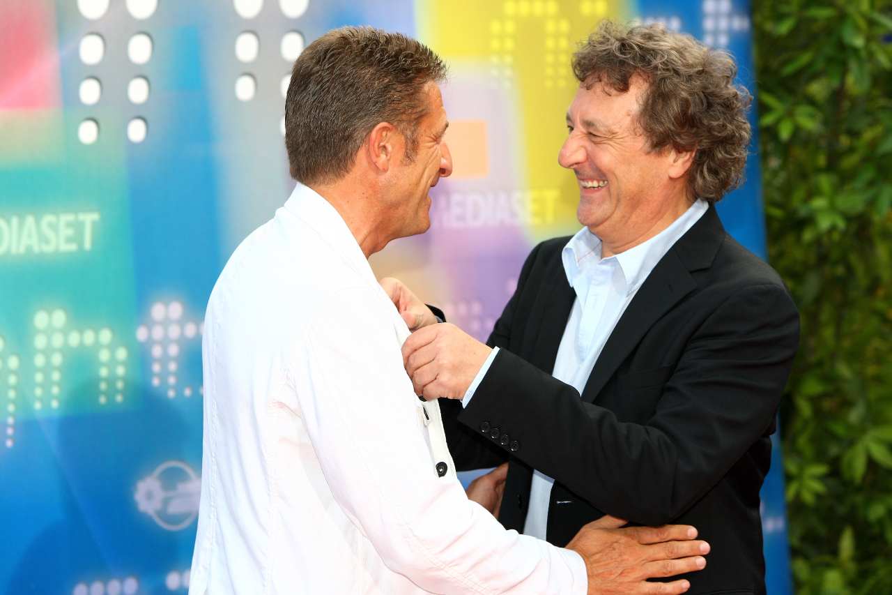 Enzo Iacchetti ed Ezio Greggio (GettyImages)