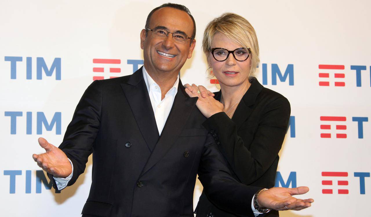 Maria De Filippi e Carlo Conti (GettyImages)