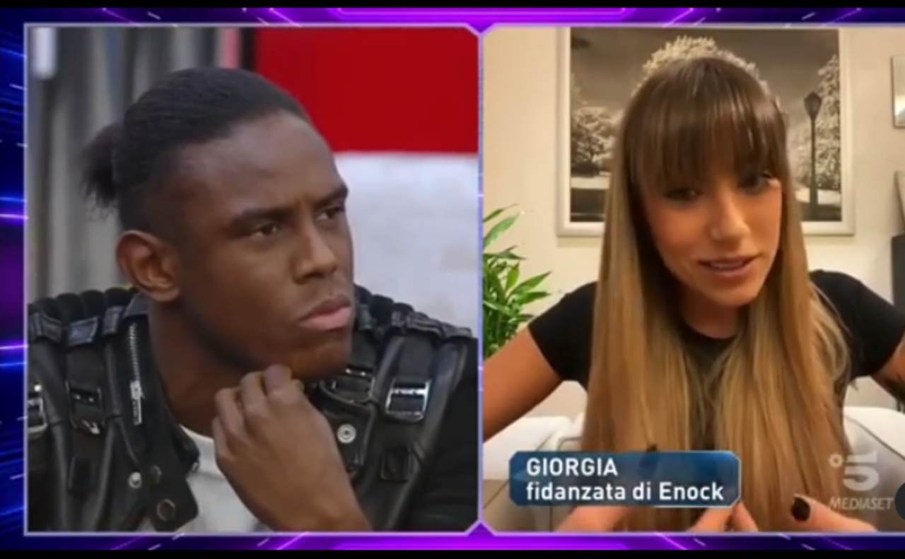 Enock Barwuah e Giorgia