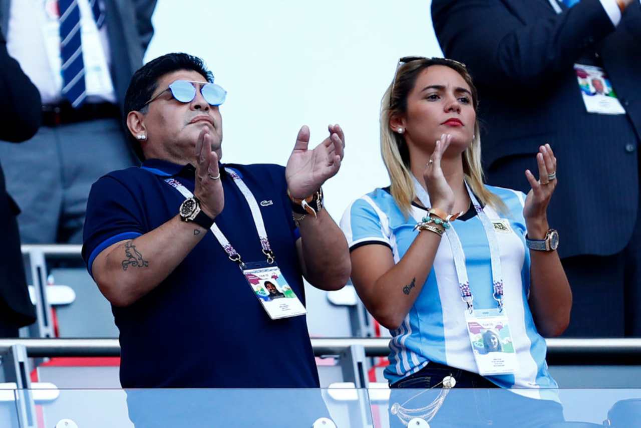 Rocio Oliva e Maradona (GettyImages)