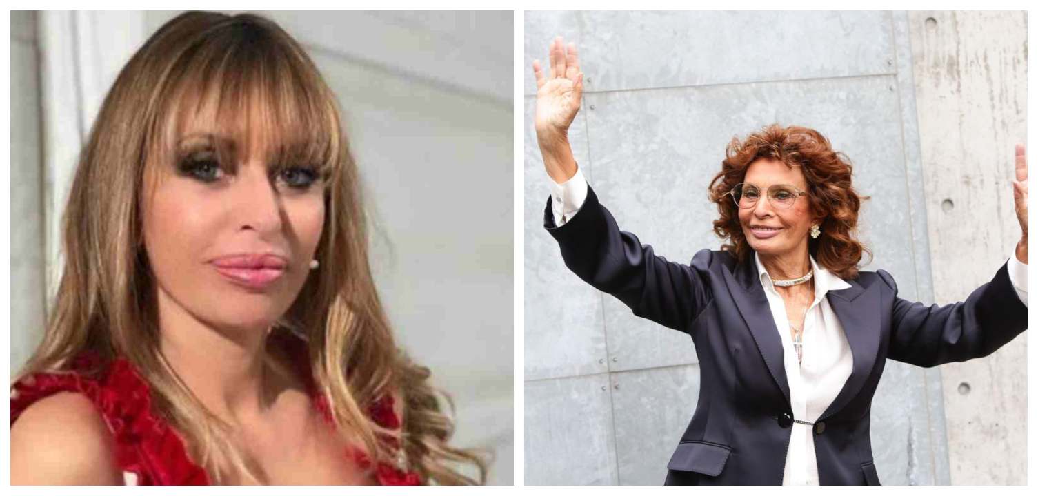 alessandra mussolini e sophia loren