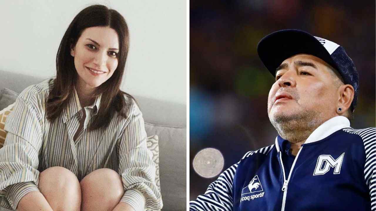 laura pausini maradona