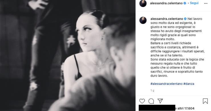 Alessandra Celentano prima, com'era da giovane agli esordi