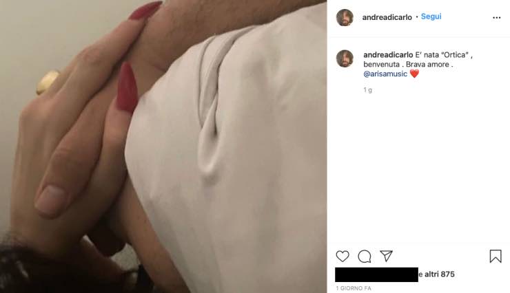 Arisa, riscoppia l'amore col fidanzato Andrea Di Carlo?