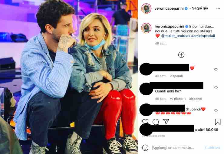 Veronica Peparini quella dolce dedica per Andreas: "E poi..."