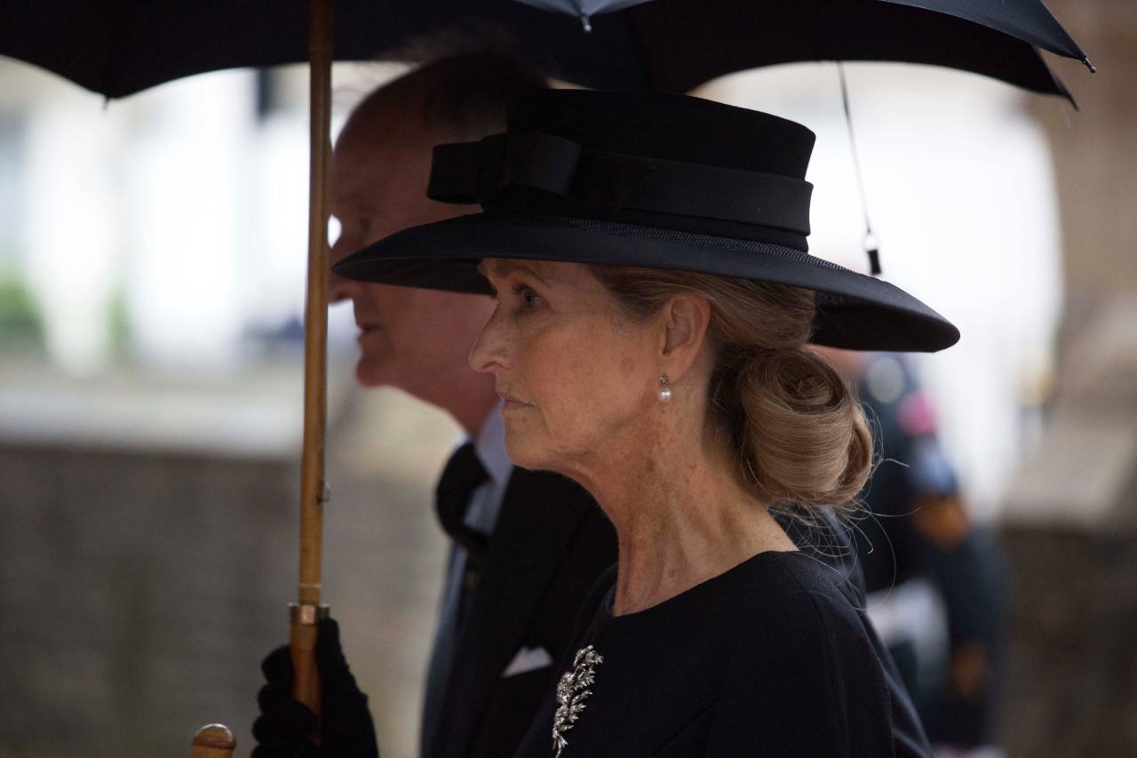 Penelope Knatchbull, amica Principe Filippo funerale