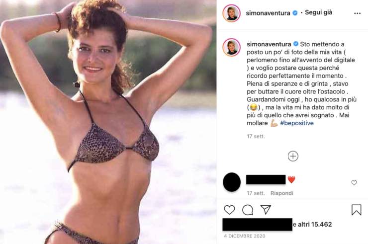 Simona Ventura da giovane, com'era prima? Bellezza mozzafiato