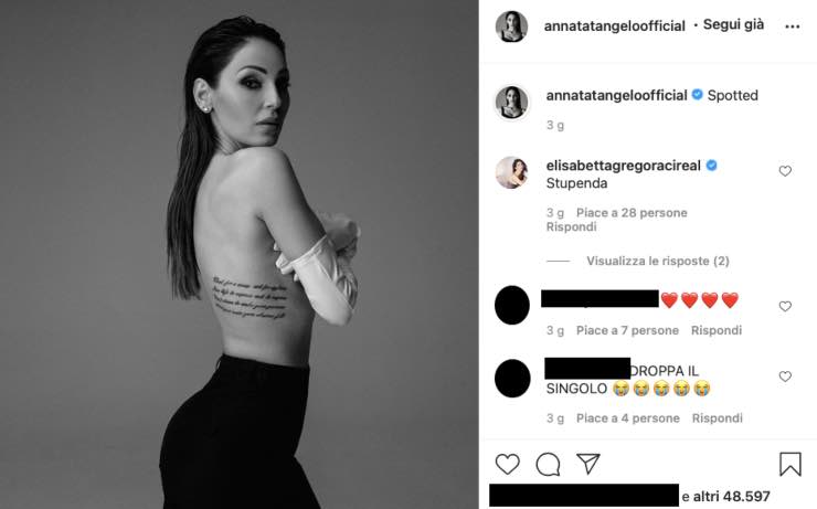 Anna Tatangelo e D'Alessio, non fu amore a prima vista: il retroscena