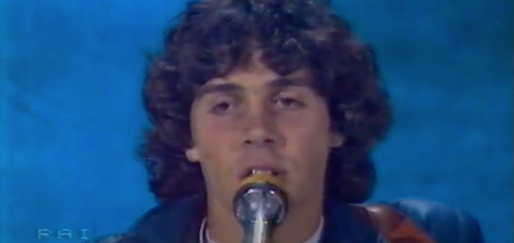 Luca Barbarossa prima volta a Sanremo: era il 1981, ve lo ricordate?