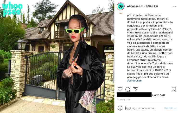 Rihanna sapete a quanto ammonta il suo patrimonio? Cifre da capogiro