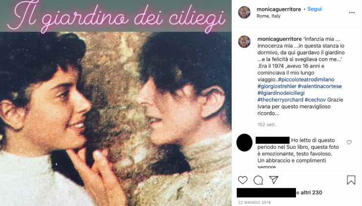 Monica Guerritore agli esordi com'era? "Cominciava il mio lungo viaggio"