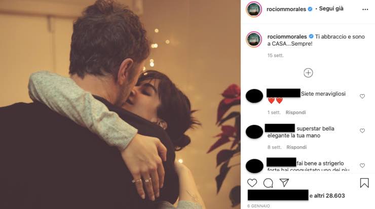 Rocio e Raoul Bova, quella dedica racchiude il loro amore: "Sono..."