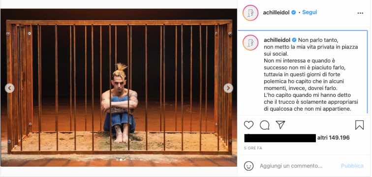 Achille Lauro "vite vere fatte di sofferenza": lo sfogo emoziona i fan
