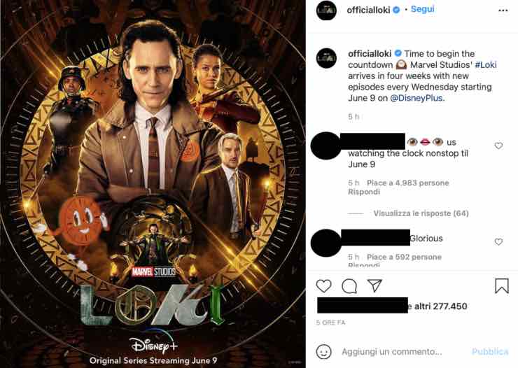 Disney +, il poster di Loki spiazza: il dettaglio svela tutto!