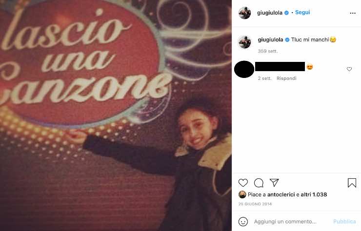 Giulia Stabile, piccolissima e talentusa: eccola a Ti lascio una canzone