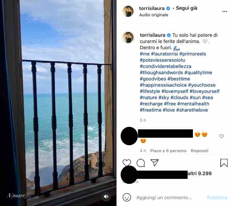 Laura Torrisi "hai potere di curarmi": anche i fan sono d'accordo