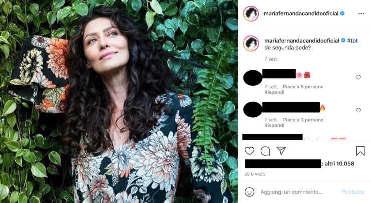 Maria Fernanda Candido, la somiglianza con la star: lo avete notato?