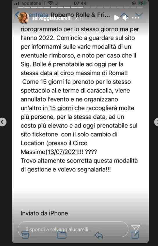 bolle selvaggia  lucarelli