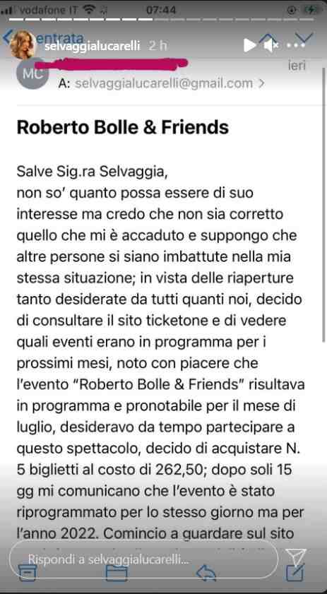 bolle selvaggia  lucarelli