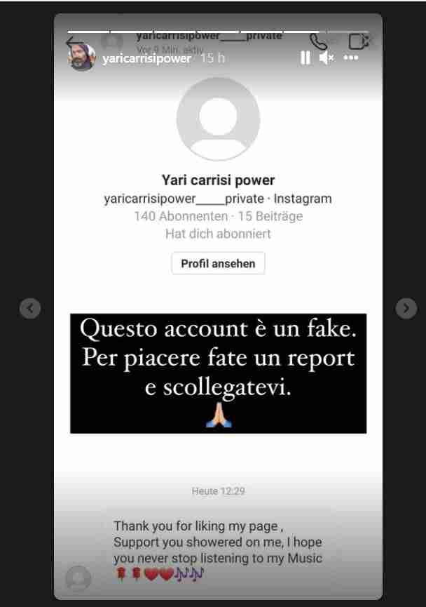 yari carrisi fake