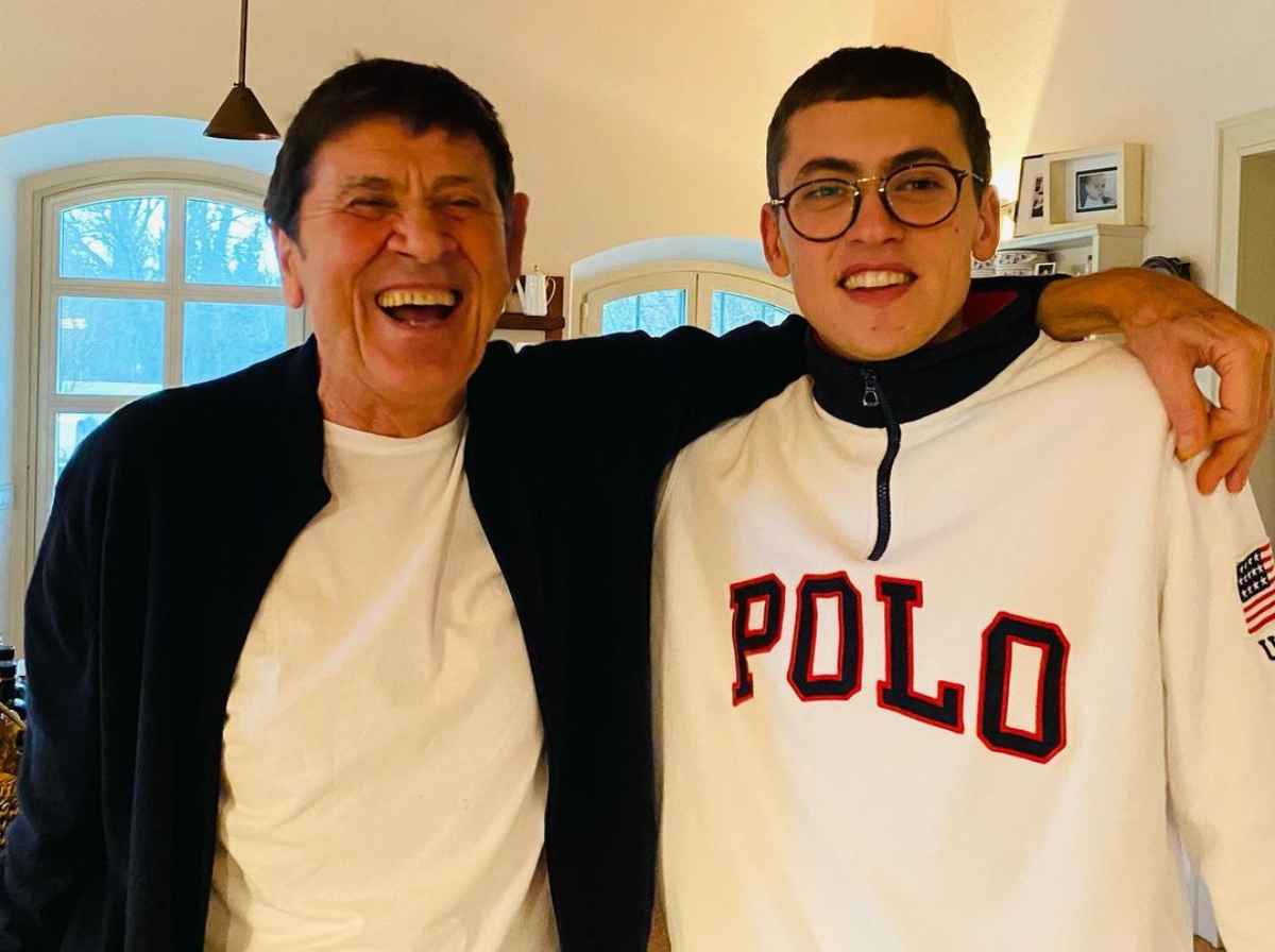 Gianni Morandi e Pietro Tredici (Instagram) 