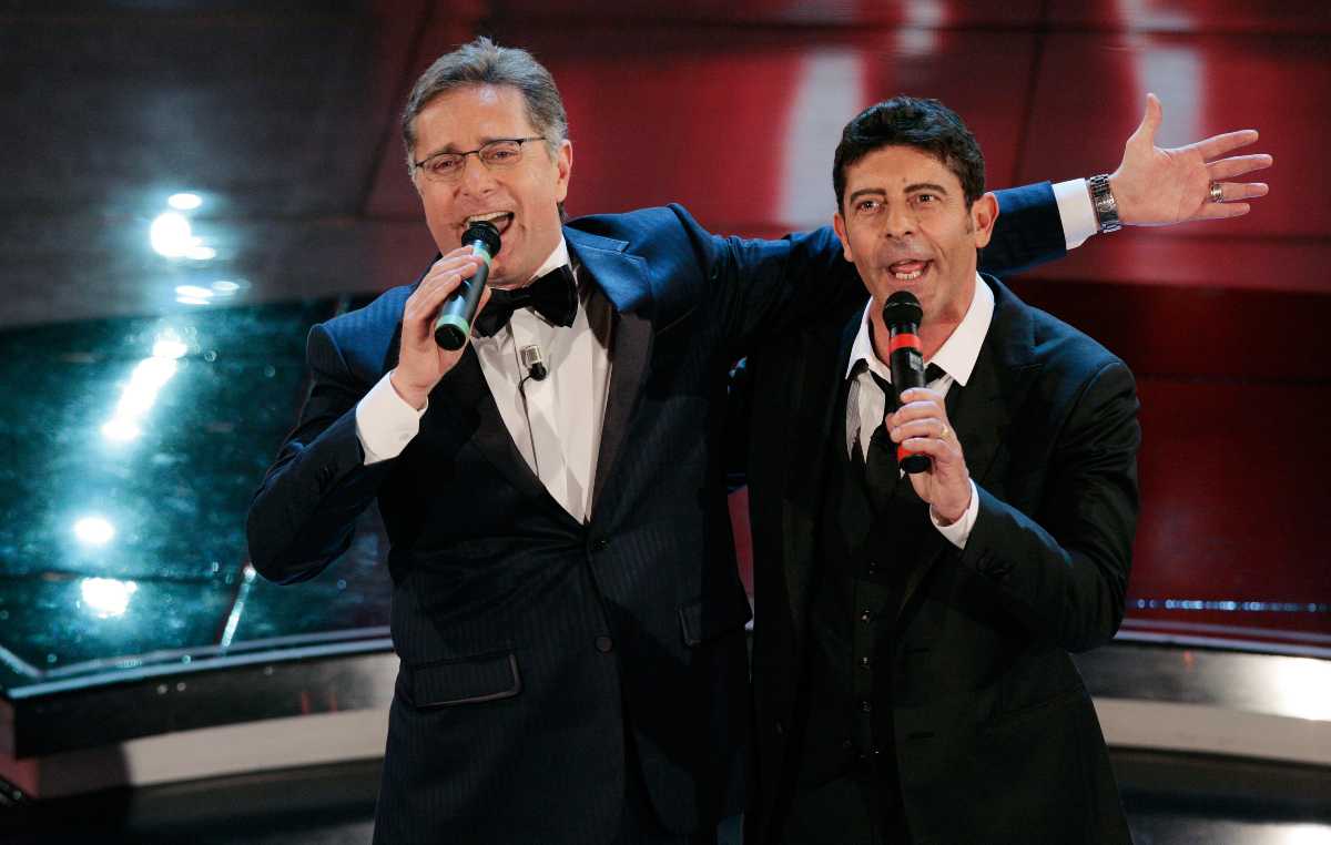 Paolo Bonolis e Luca Laurenti (Getty Images)