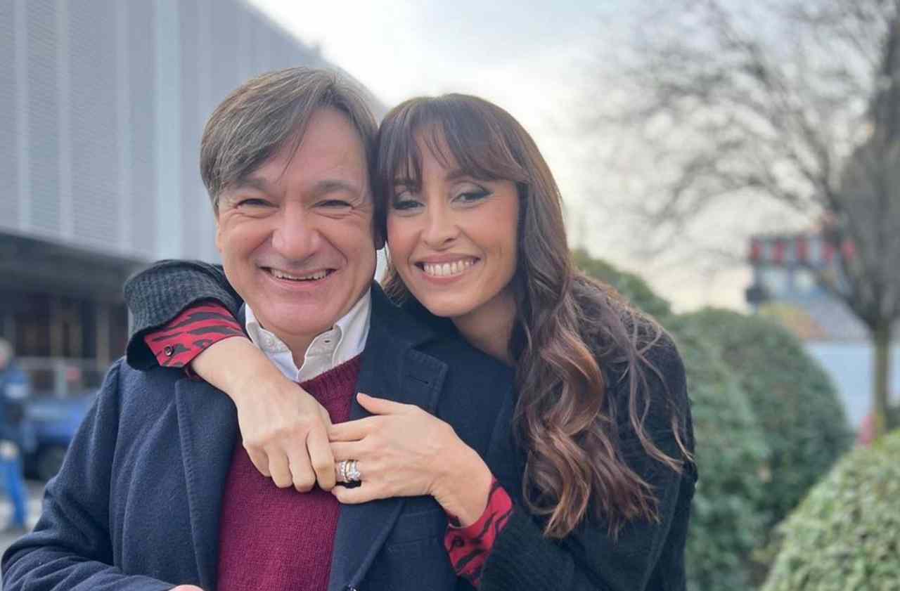 Benedetta Parodi e Fabio Caressa