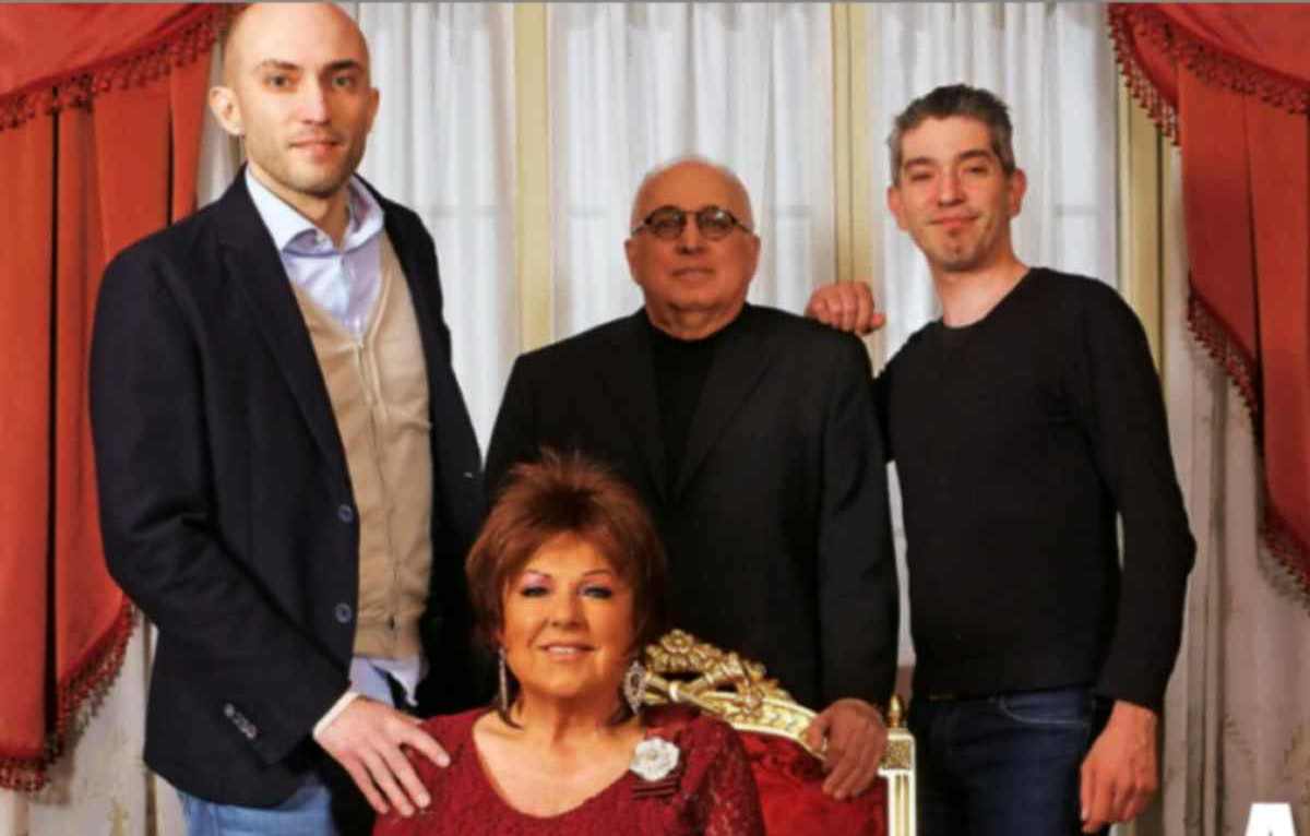 Orietta Berti, i figli Omar e Otis ed il marito Osvaldo
