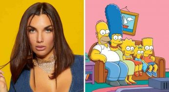 Elettra Lamborghini come I Simpson? La strana somiglianza spiazza