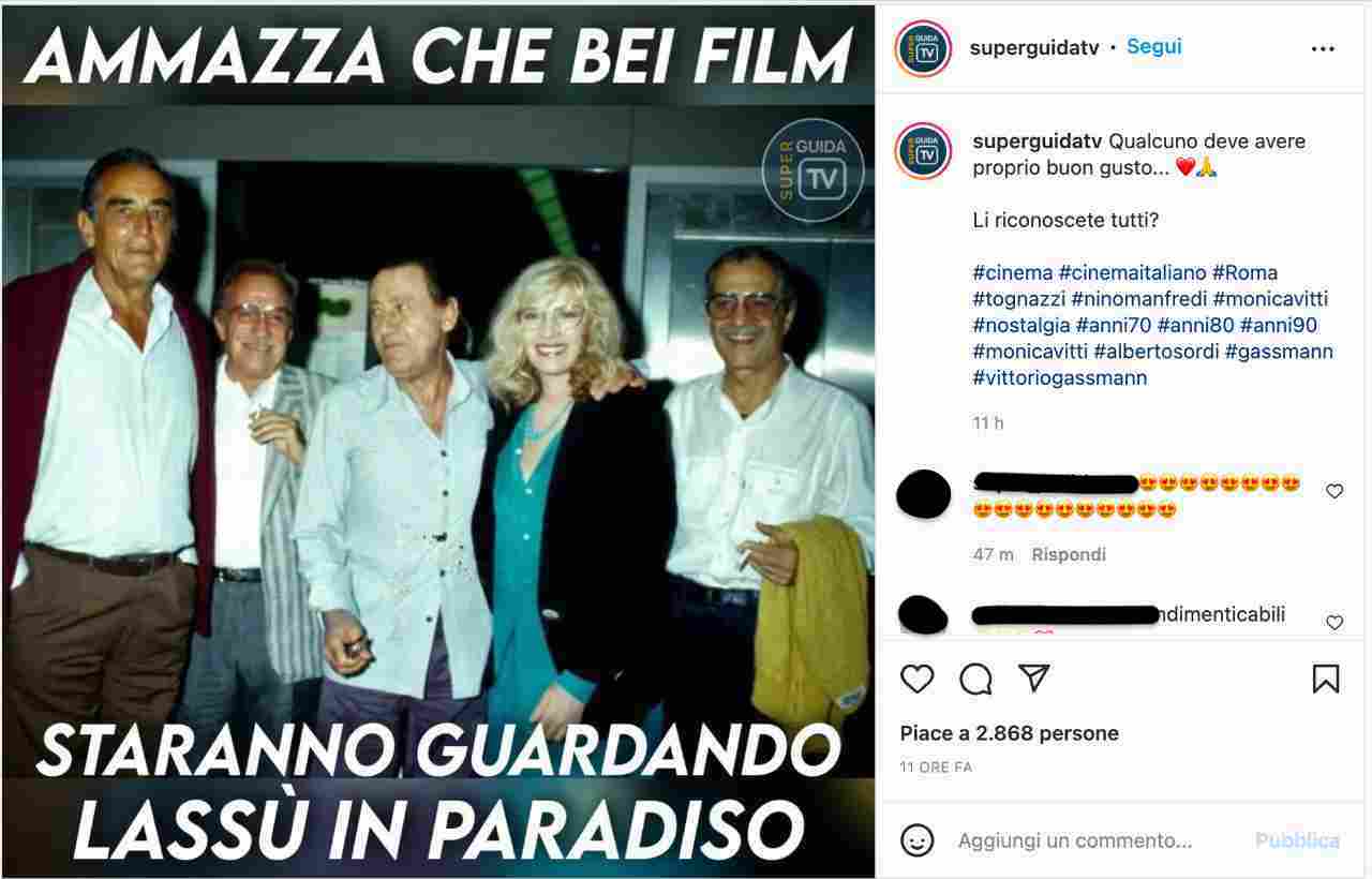 Vittorio Gassmann, Ugo Tognazzi, Alberto Sordi, Monica Vitti, Nino Manfredi